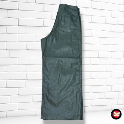 Pantalón de piel sintética ZARA Talla L