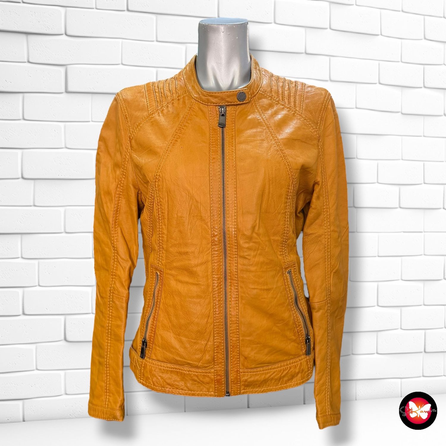 Cazadora de piel OAKWOOD Talla S