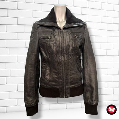 **HOY** Cazadora de piel STRADIVARIUS Talla S