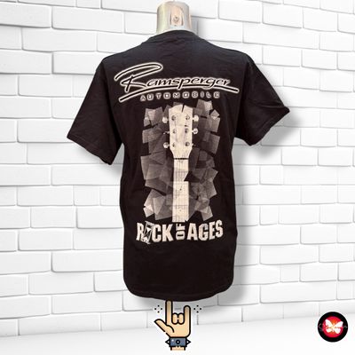 **HOY** Camiseta rock unisex ROCK OF AGES · RAMSPERGER Talla M