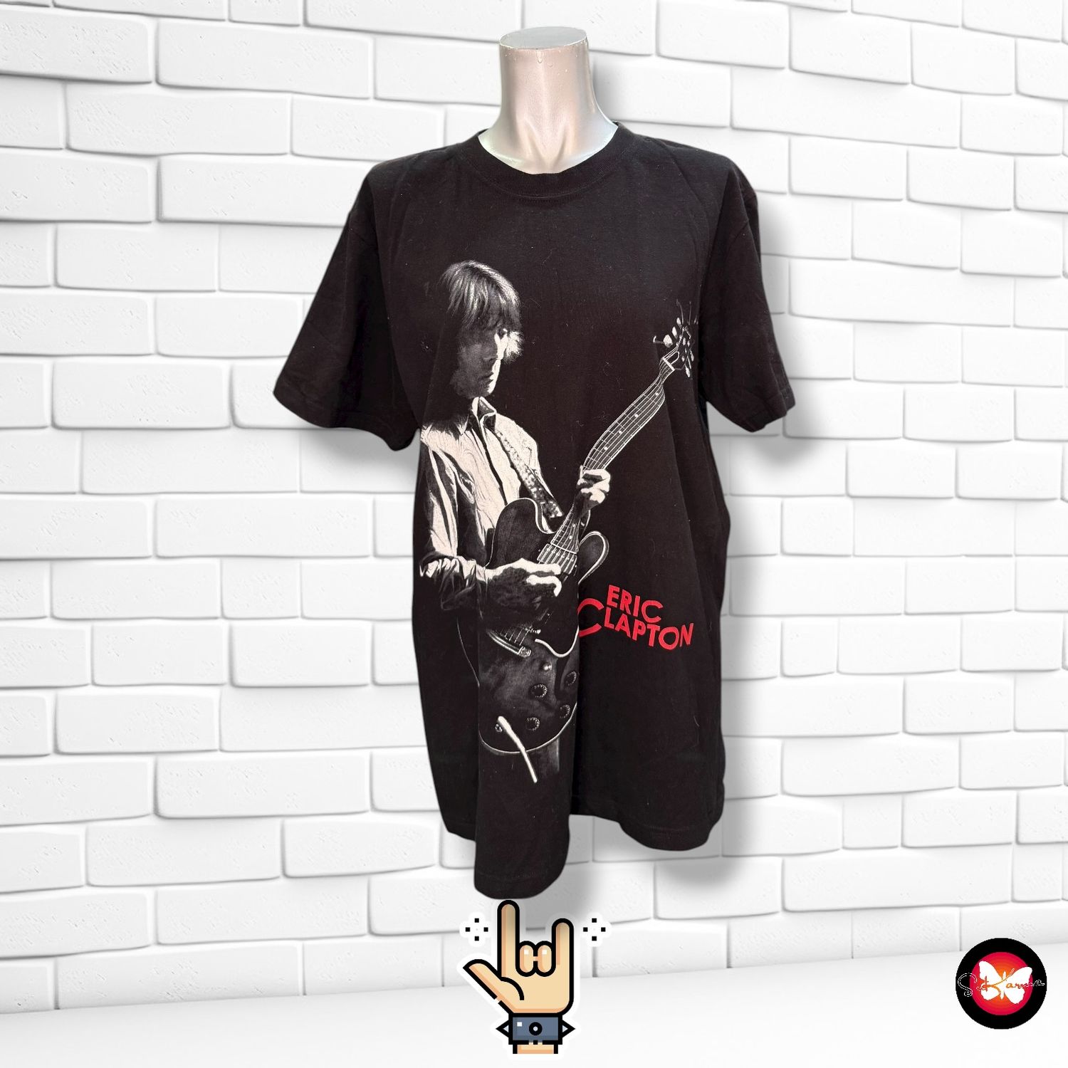 **HOY** Camiseta rock unisex ERIC CLAPTON Talla L