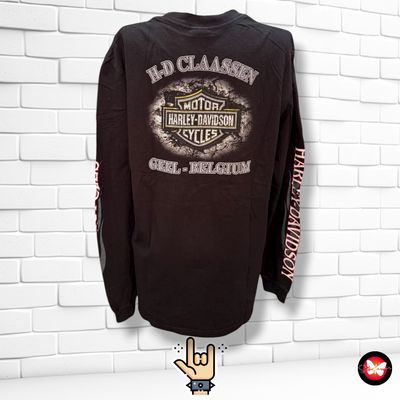 **HOY** Camiseta unisex de manga larga HARLEY DAVIDSON Talla L