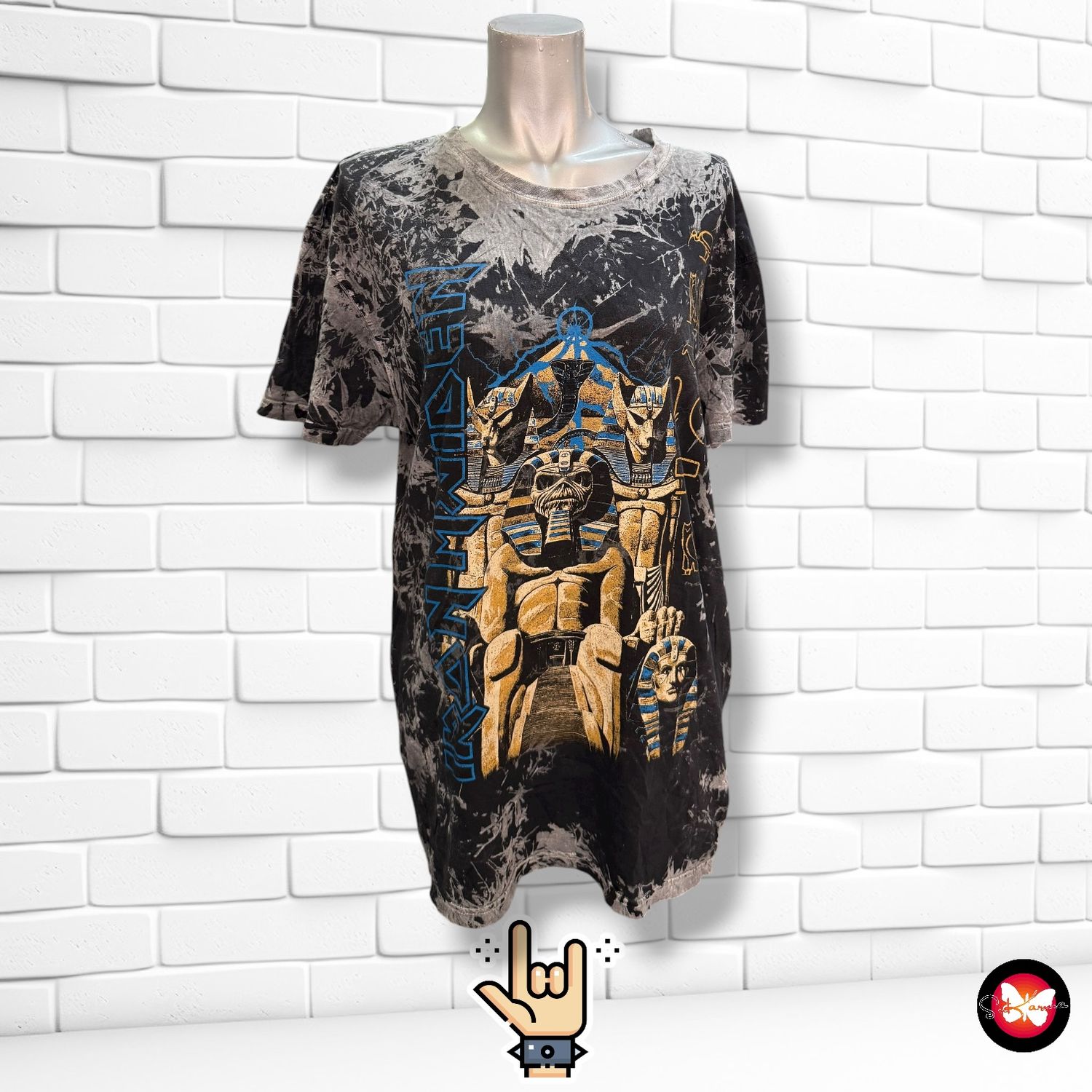 **HOY** Camiseta rock unisex IRON MADIDEN Talla M