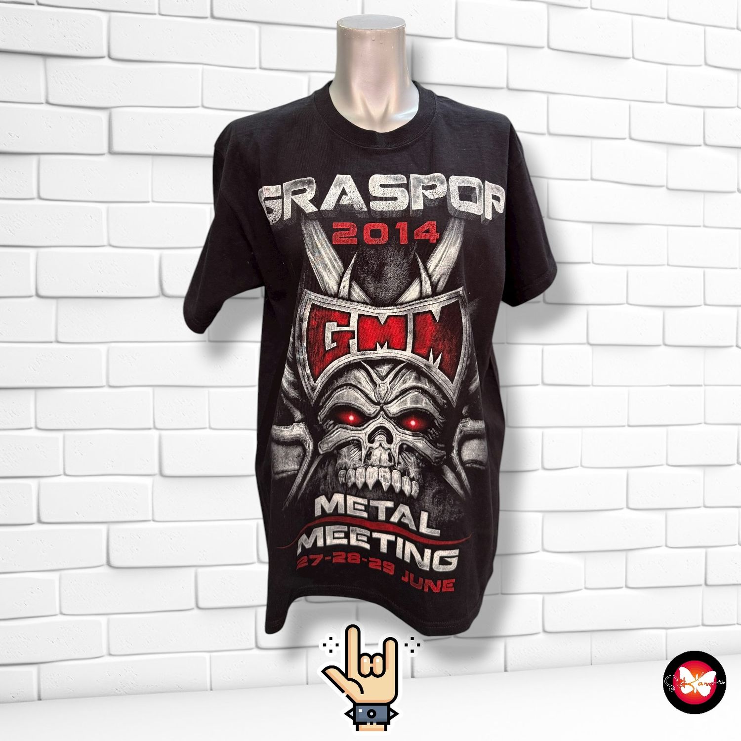 **HOY** Camiseta rock unisex GRASPOP METAL MEETING Talla L