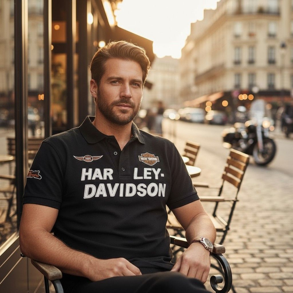 Polo unisex HARLEY DAVIDSON Talla M