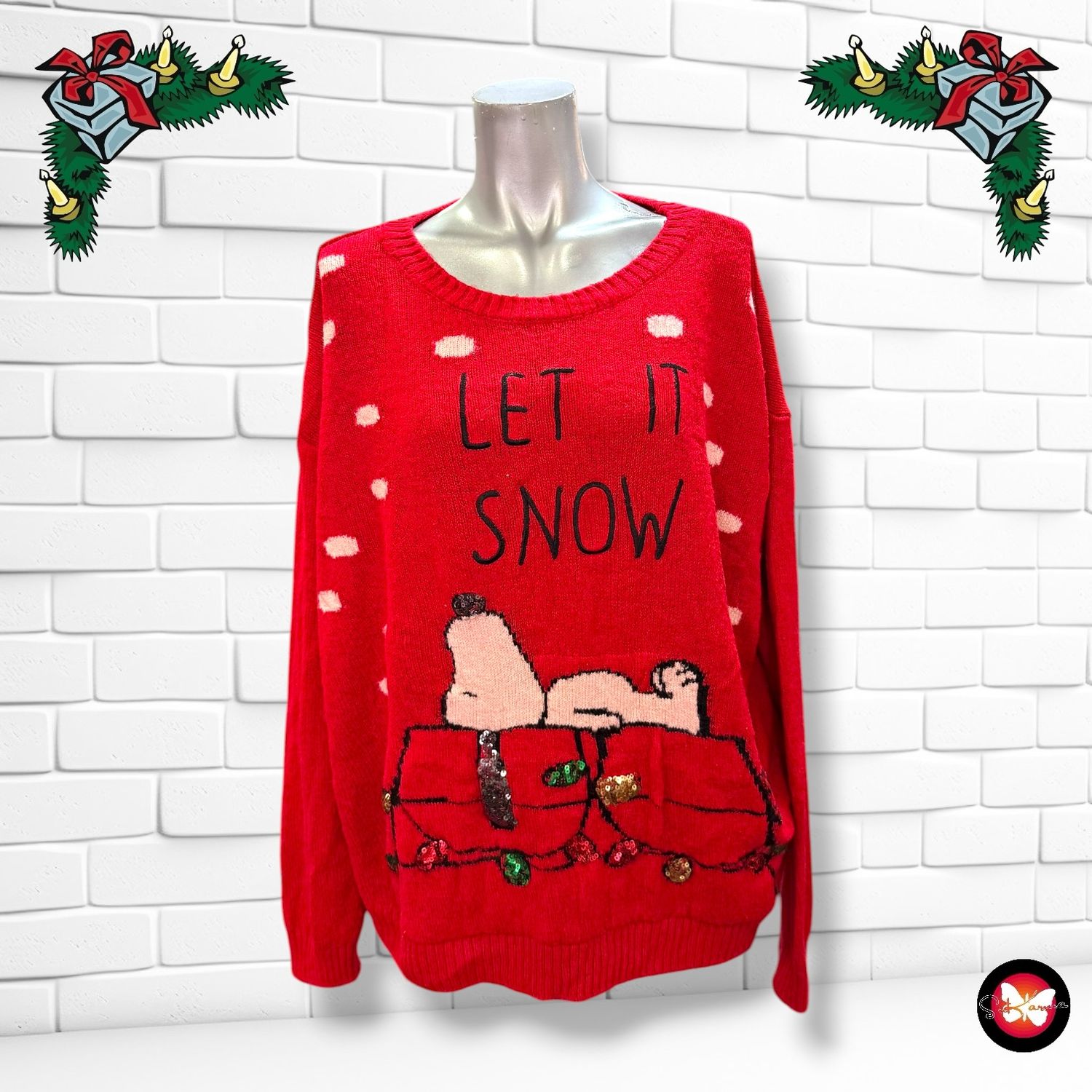 **HOY** Jersey Navideño “SNOOPY” Talla L