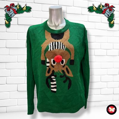 **HOY** Jersey Navideño “RUDOLPH DE CABEZA” Talla L