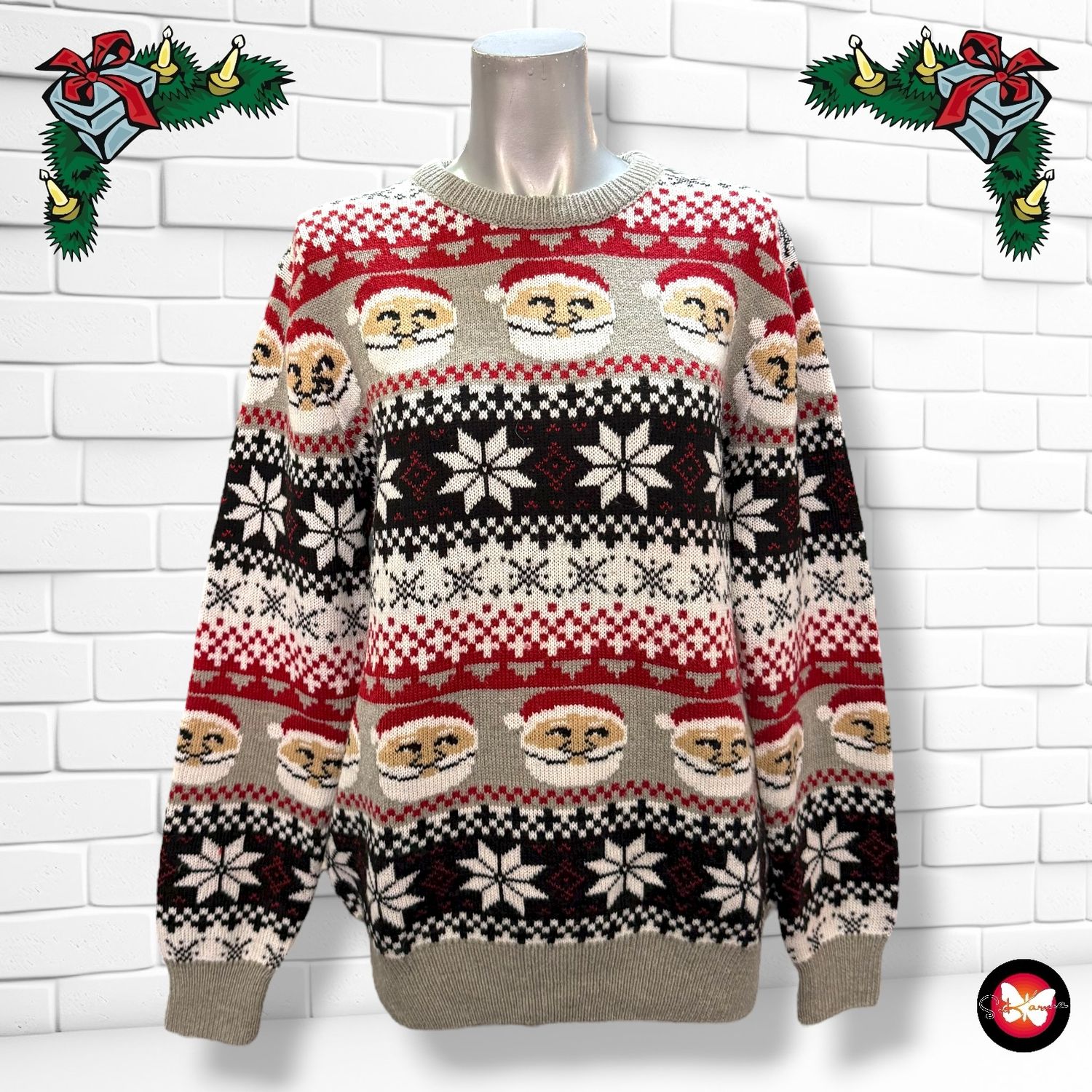 **HOY** Jersey Navideño &quot;SANTA CLAUS” Talla M