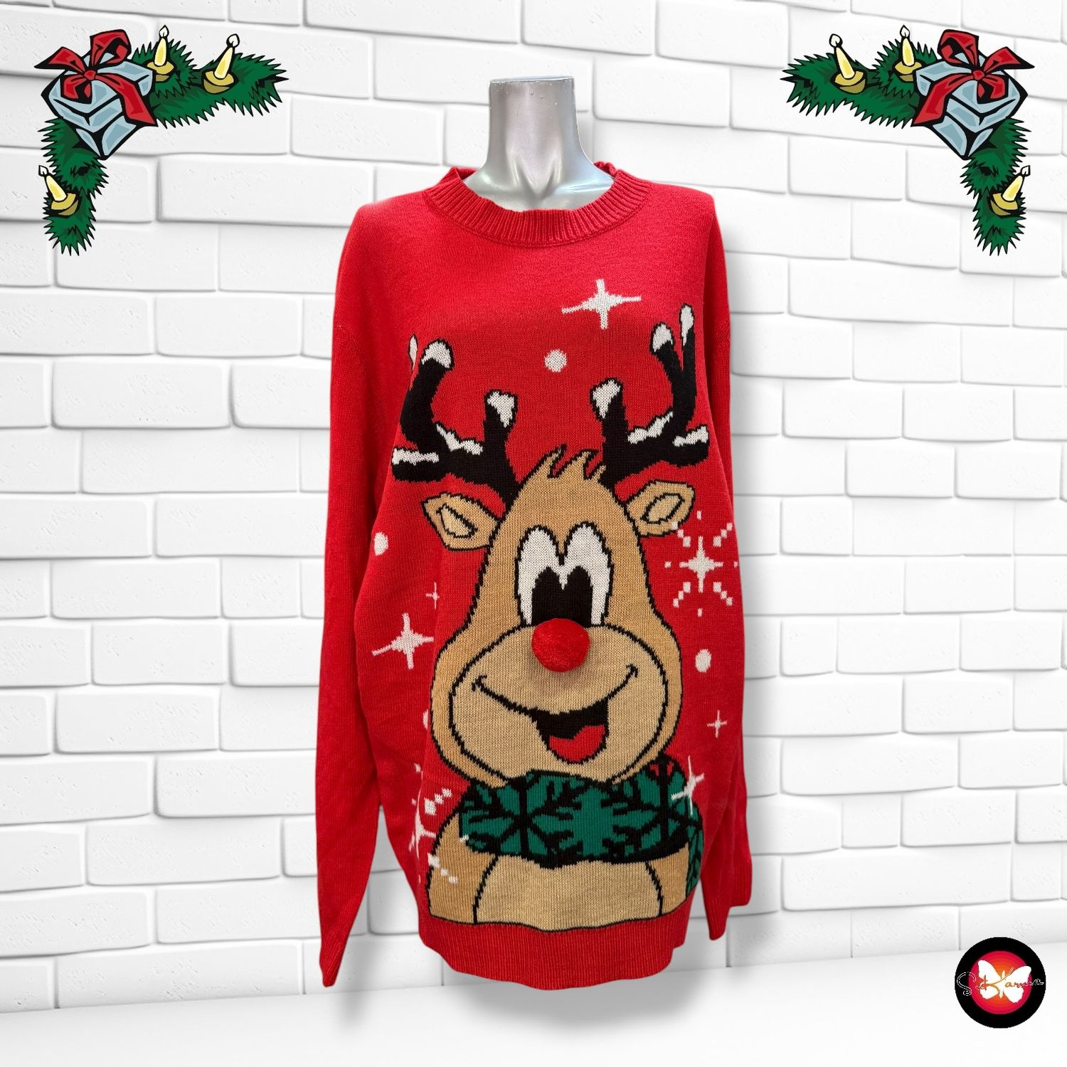 **HOY** Jersey Navideño “RUDOLPH” Talla XL