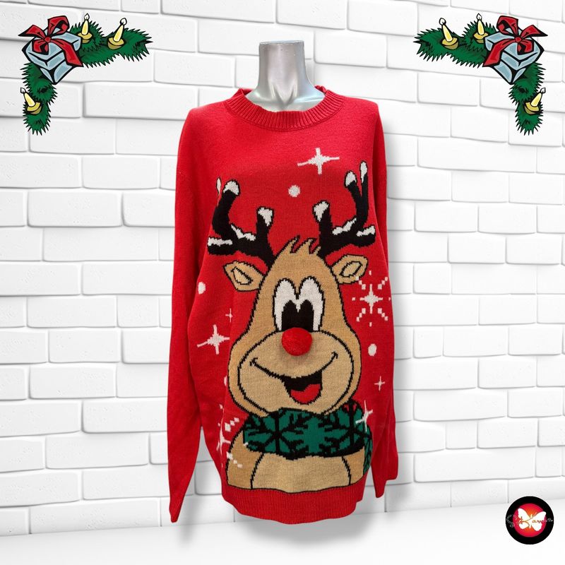 **HOY** Jersey Navideño “RUDOLPH” Talla XL