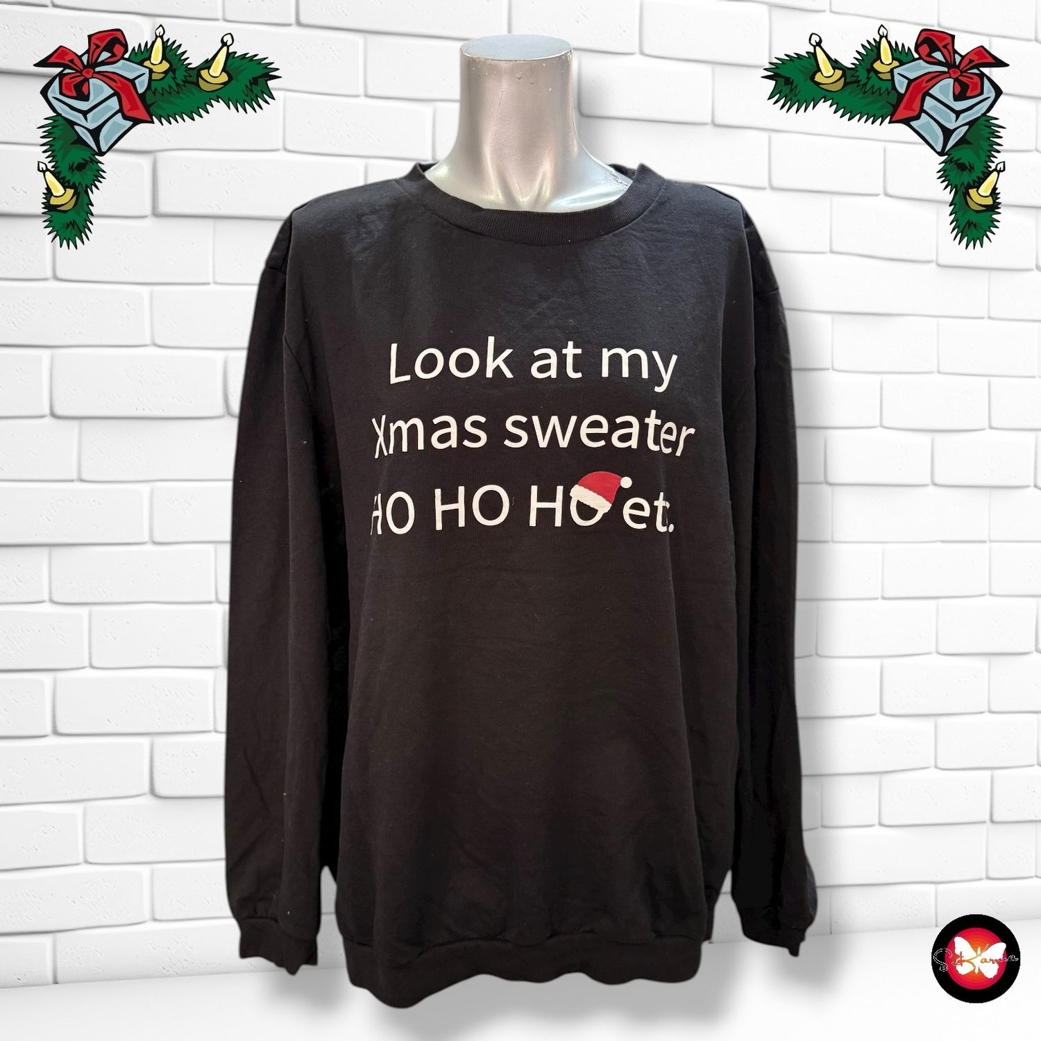 **HOY** Sudadera Navideña “HOHOHO” Talla XXL