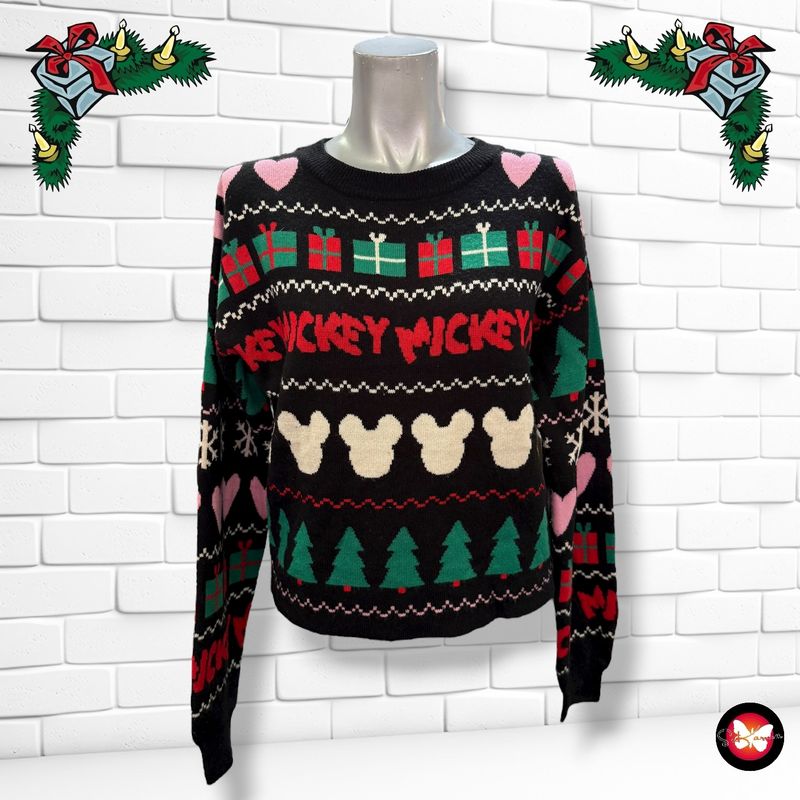 **HOY** Jersey Navideño “MICKEY MOUSE” Talla 14-15 AÑOS