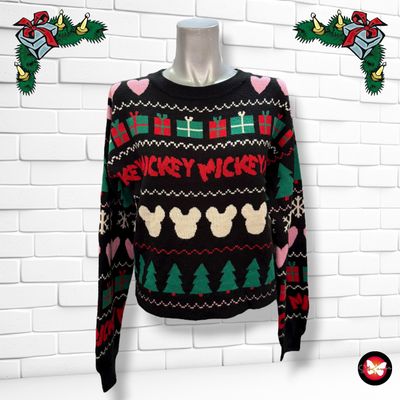**HOY** Jersey Navideño “MICKEY MOUSE” Talla 14-15 AÑOS