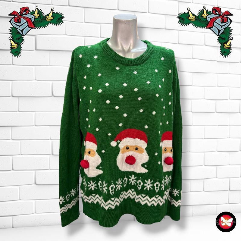 **HOY** Jersey Navideño “SANTA DIVERTIDO” Talla L