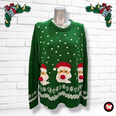 **HOY** Jersey Navideño “SANTA DIVERTIDO” Talla L