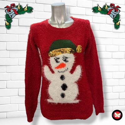 **HOY** Jersey Navideño &quot;MUÑECO NAVIDEÑO PELUDITO” Talla S