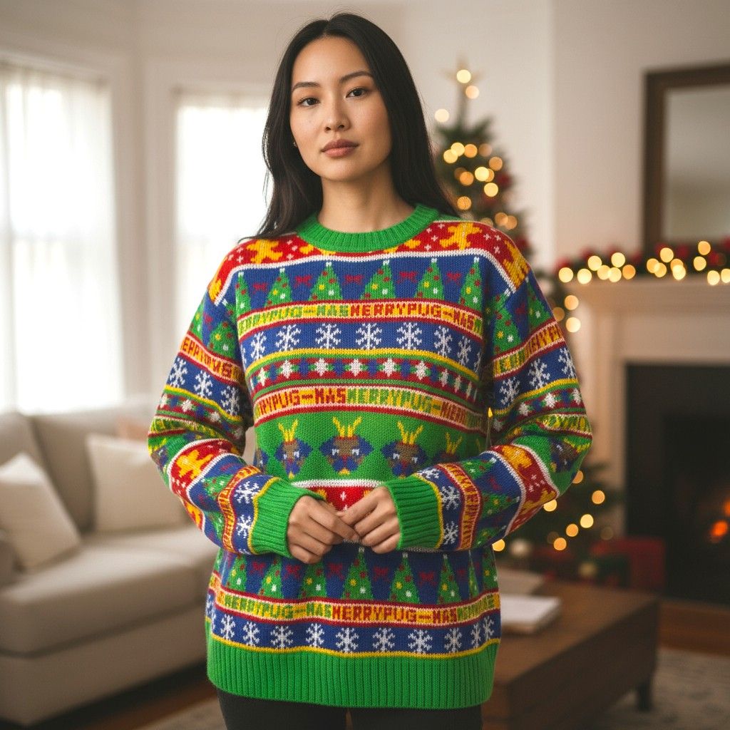 Jersey Navideño “PERRITO NAVIDEÑO” Talla XS