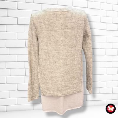 **HOY** Jersey de manga larga con bajo YESSICA Talla S