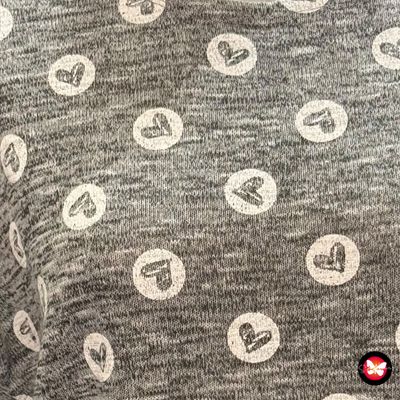 **HOY** Jersey de media manga con corazones JEAN PASCALE Talla XS