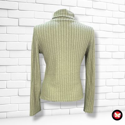 **HOY** Jersey de manga larga canalé SHEIN Talla S