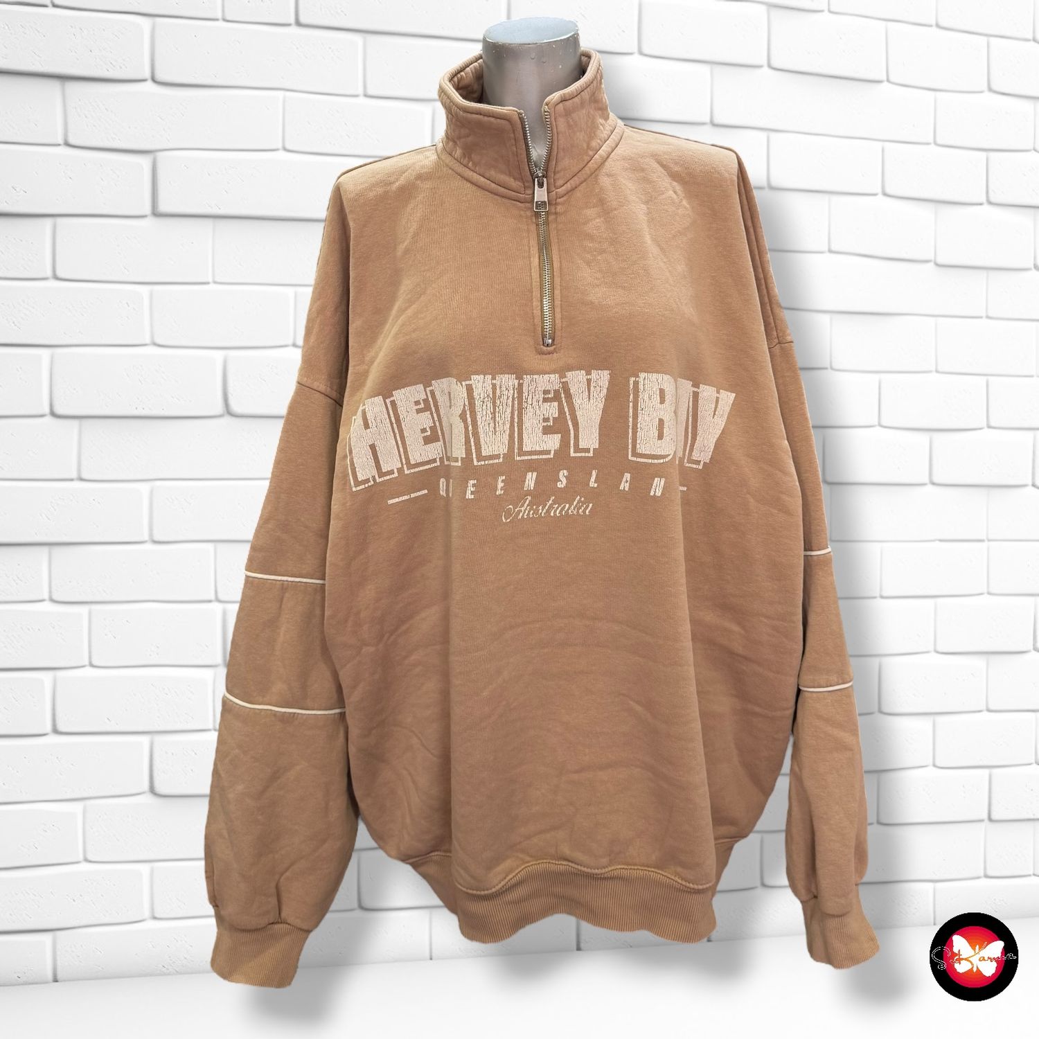 **HOY** Sudadera de cremallera BERSHKA Talla L (grande)