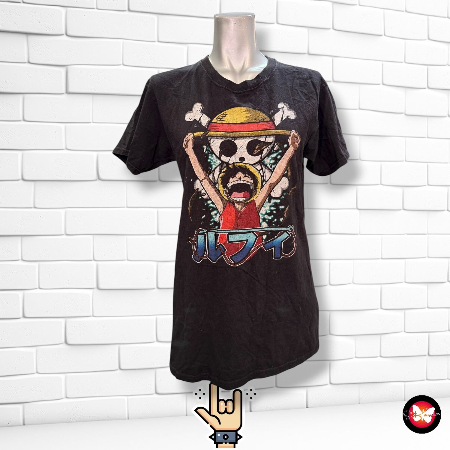 **HOY** Camiseta rock unisex ONE PIECE Talla S