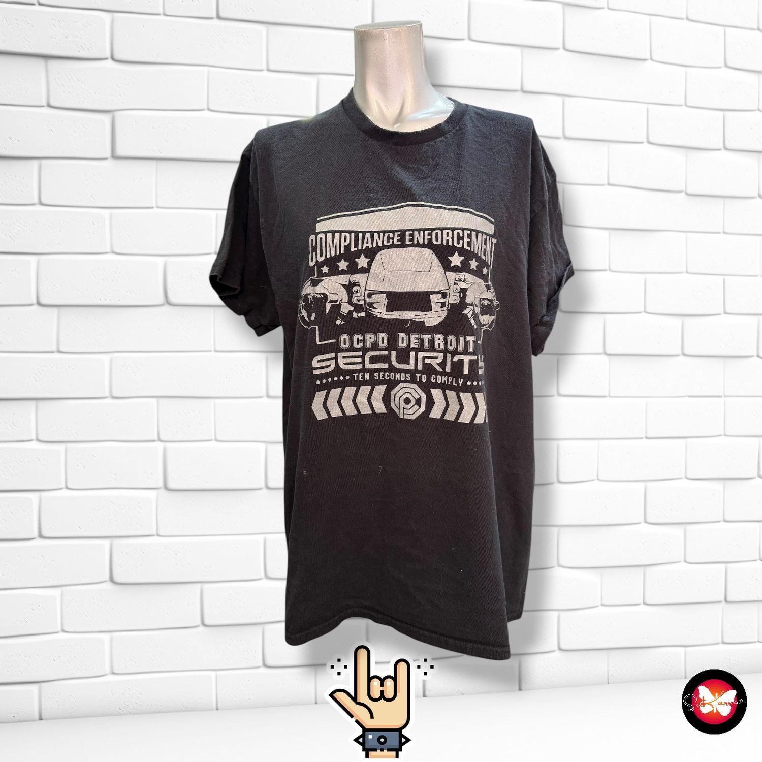 **HOY** Camiseta rock unisex OCPD DETROIT Talla L