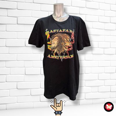 **HOY** Camiseta rock unisex RASTAFARI Talla L