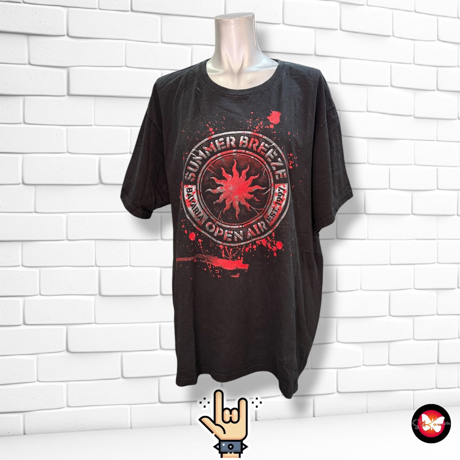 **HOY** Camiseta rock unisex SUMMER BREEZE Talla L/XL