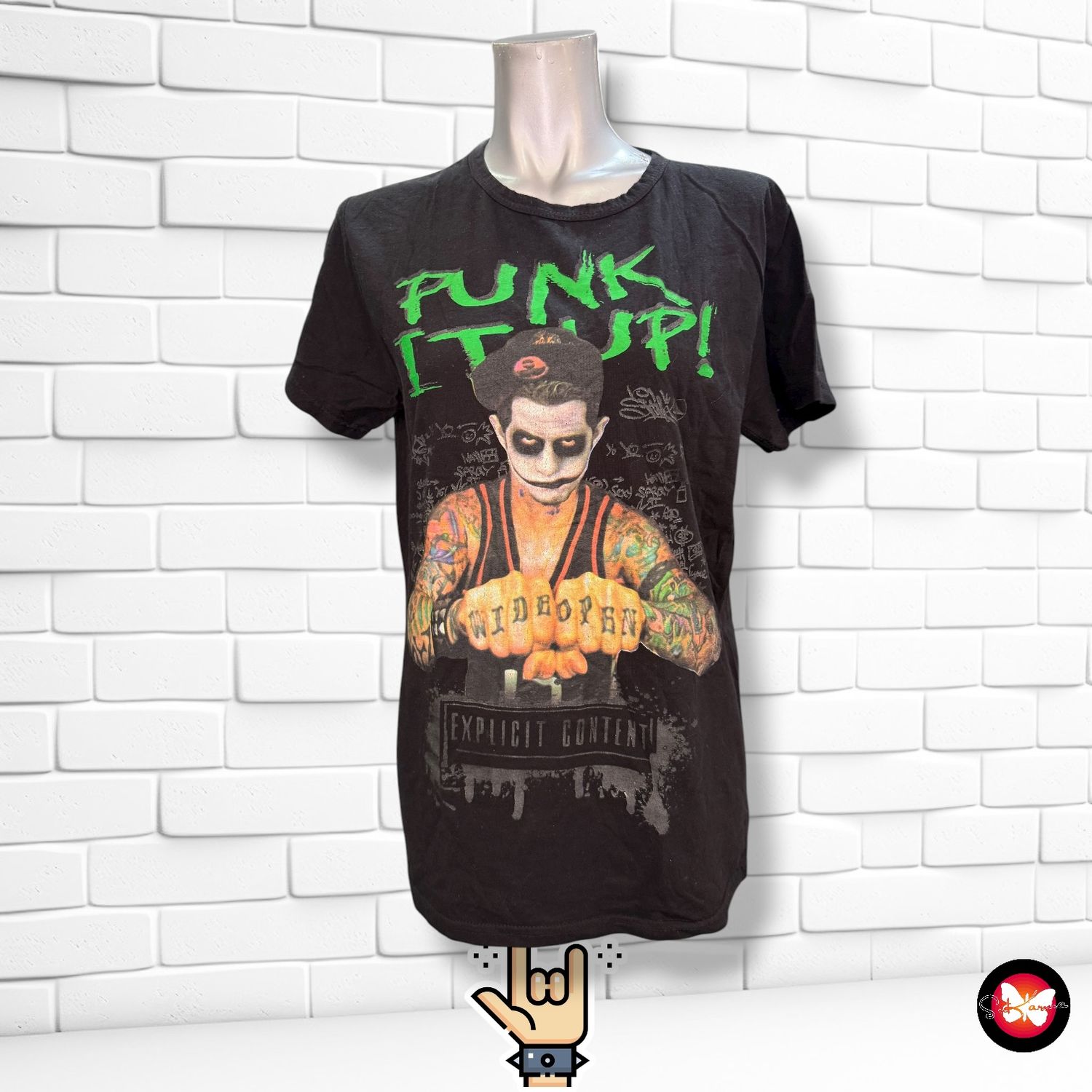 **HOY** Camiseta rock unisex PUNK IT UP! Talla S