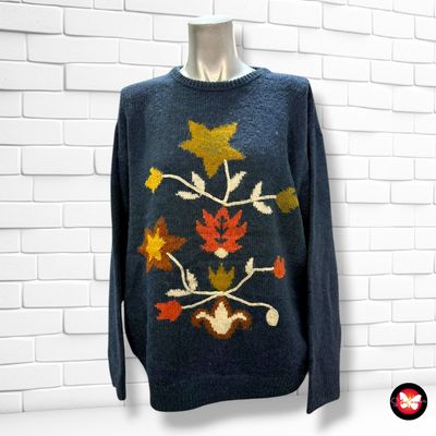 **HOY** Jersey de manga larga tipo vintage Talla L