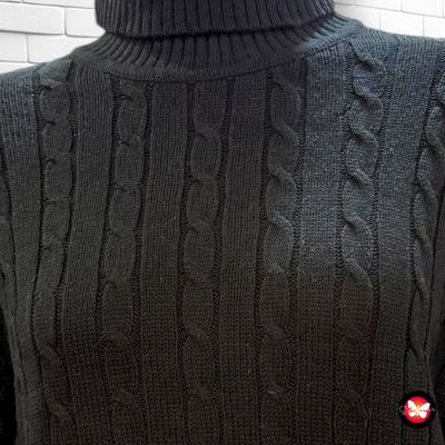 **HOY** Jersey de manga larga y cuello alto Talla M