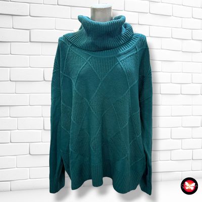 **HOY** Jersey de manga larga y cuello vuelto LAURA TORELLI Talla L