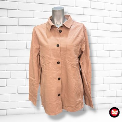 **HOY** Chaqueta sobre camisa de piel sintética ENCUENTRO Talla 40