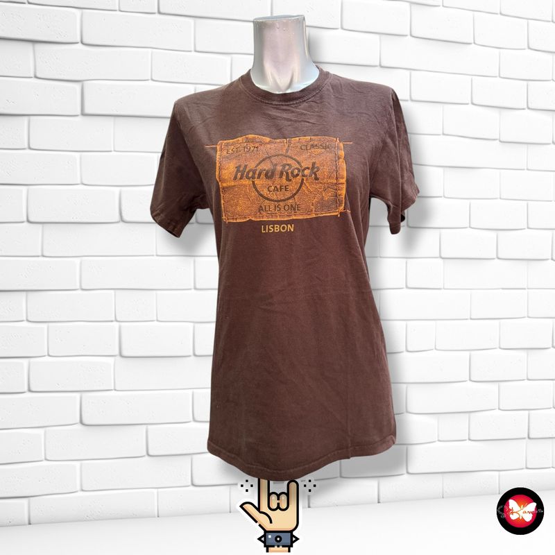 Camiseta rock unisex HARD ROCK LISBOA Talla S