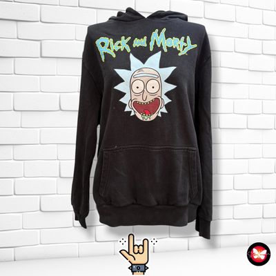 **HOY** Sudadera rock unisex RICK AND MORTY Talla L
