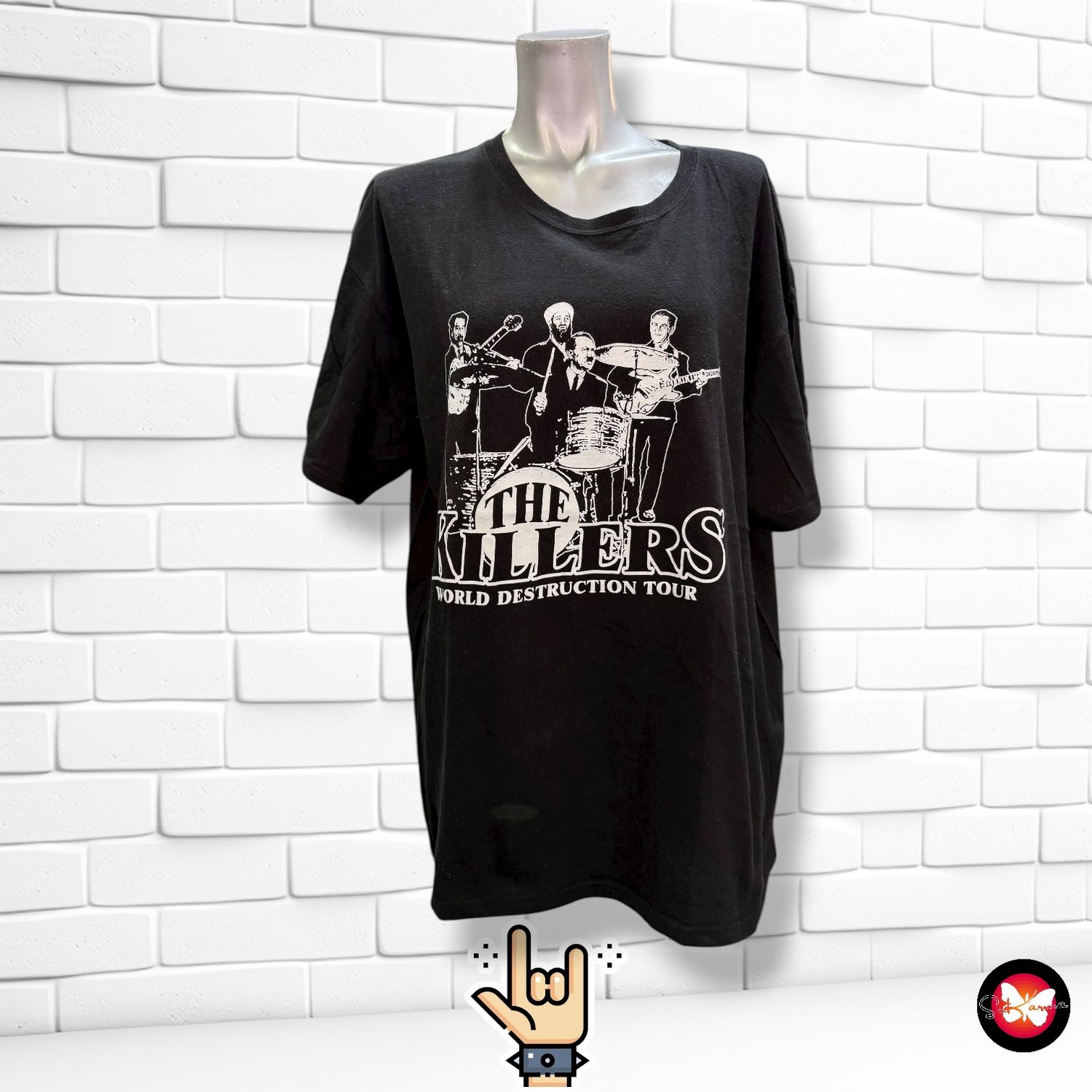 **HOY** Camiseta Rock Unisex THE KILLERS Talla XL