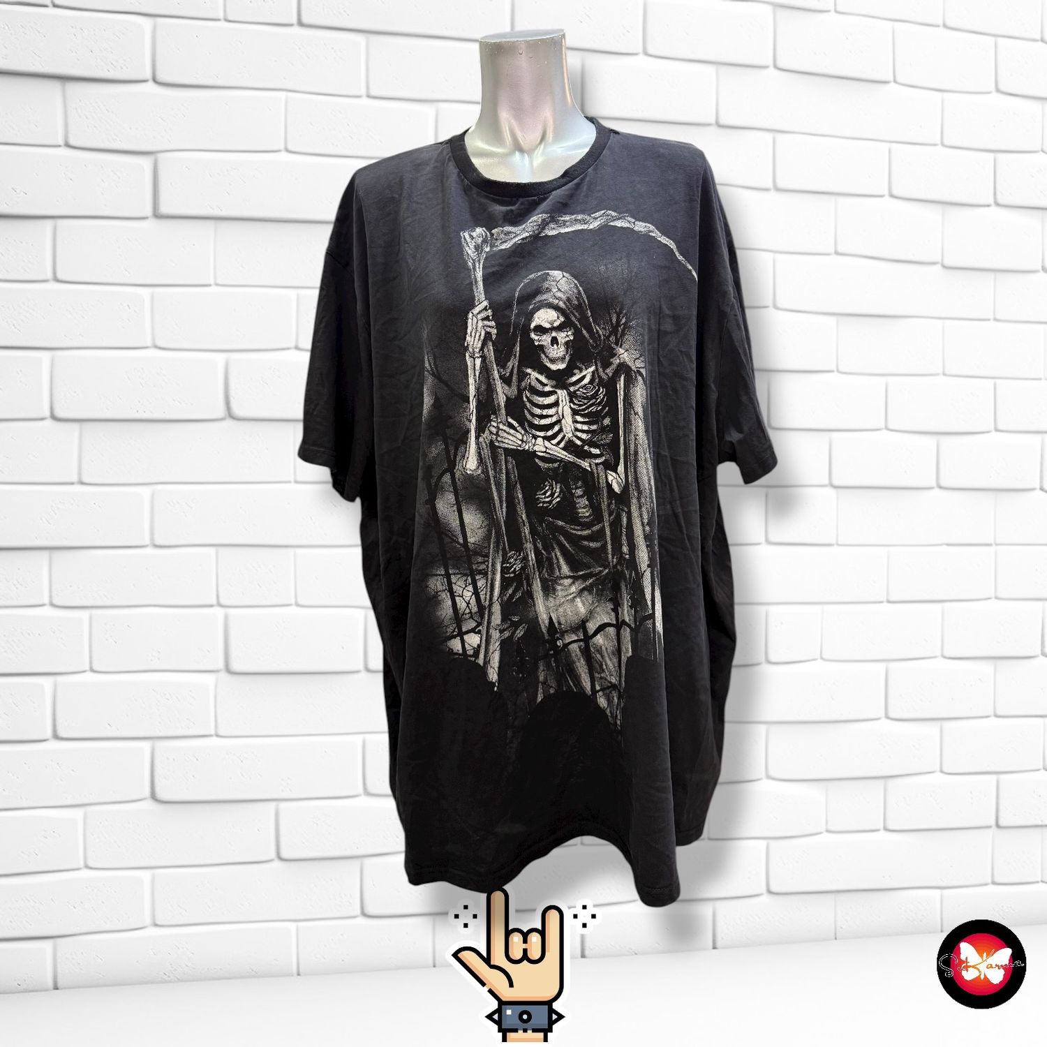 **HOY** Camiseta Rock Unisex “LA MUERTE” Talla 5XL