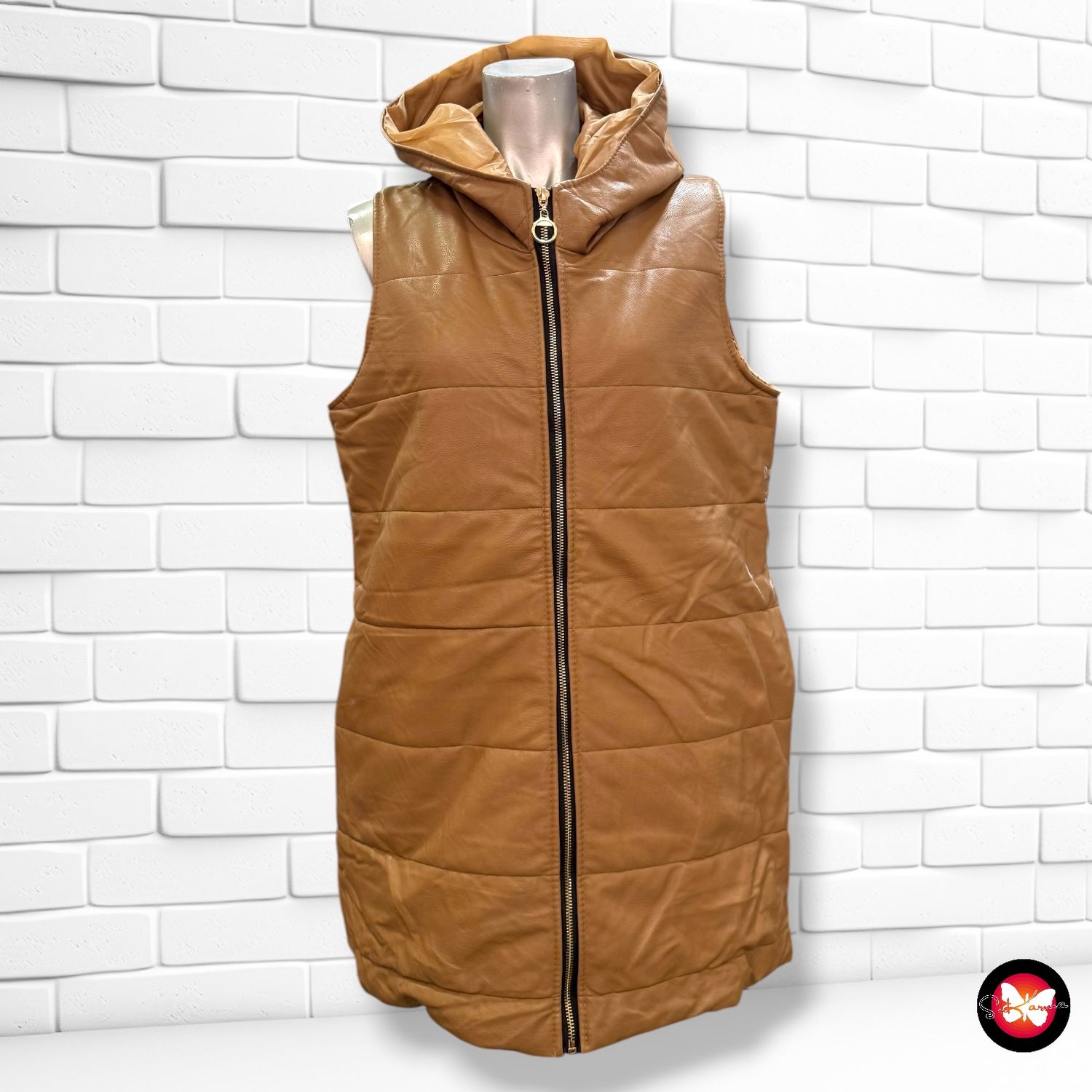 **HOY** Chaleco acolchado de piel sintética Talla M