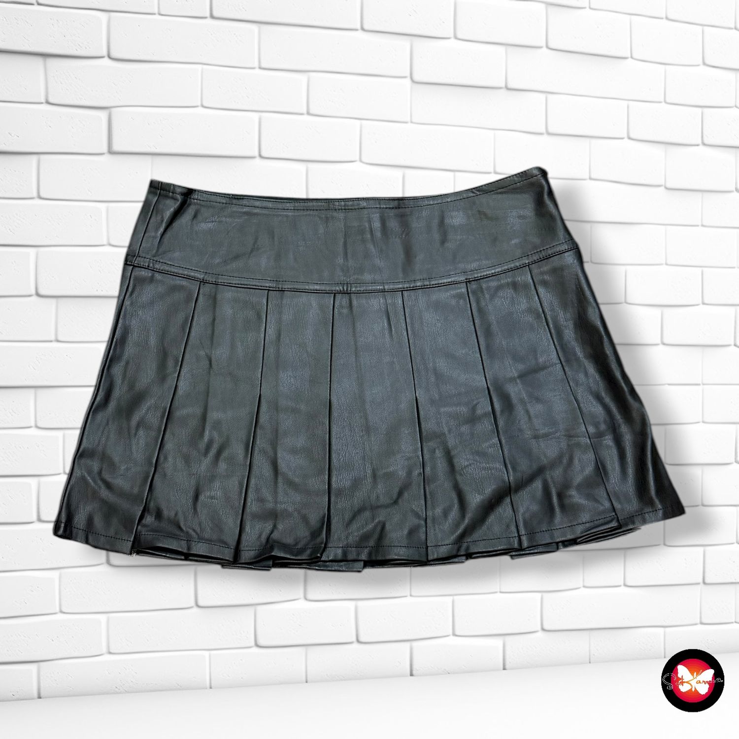 **HOY** Falda de piel sintética STR Talla S