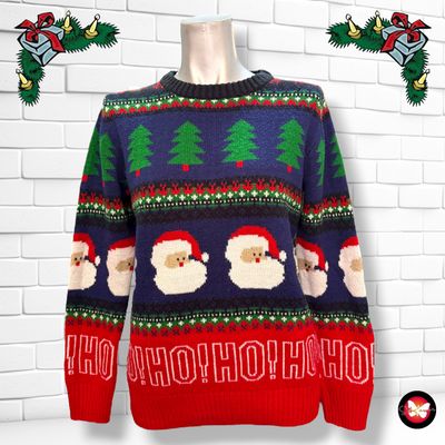 Jersey Navideño “PAPÁ NOEL” Talla 12-13 años