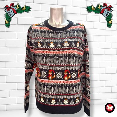 Jersey Navideño “MUÑEQUITOS DE NIEVE” Talla S