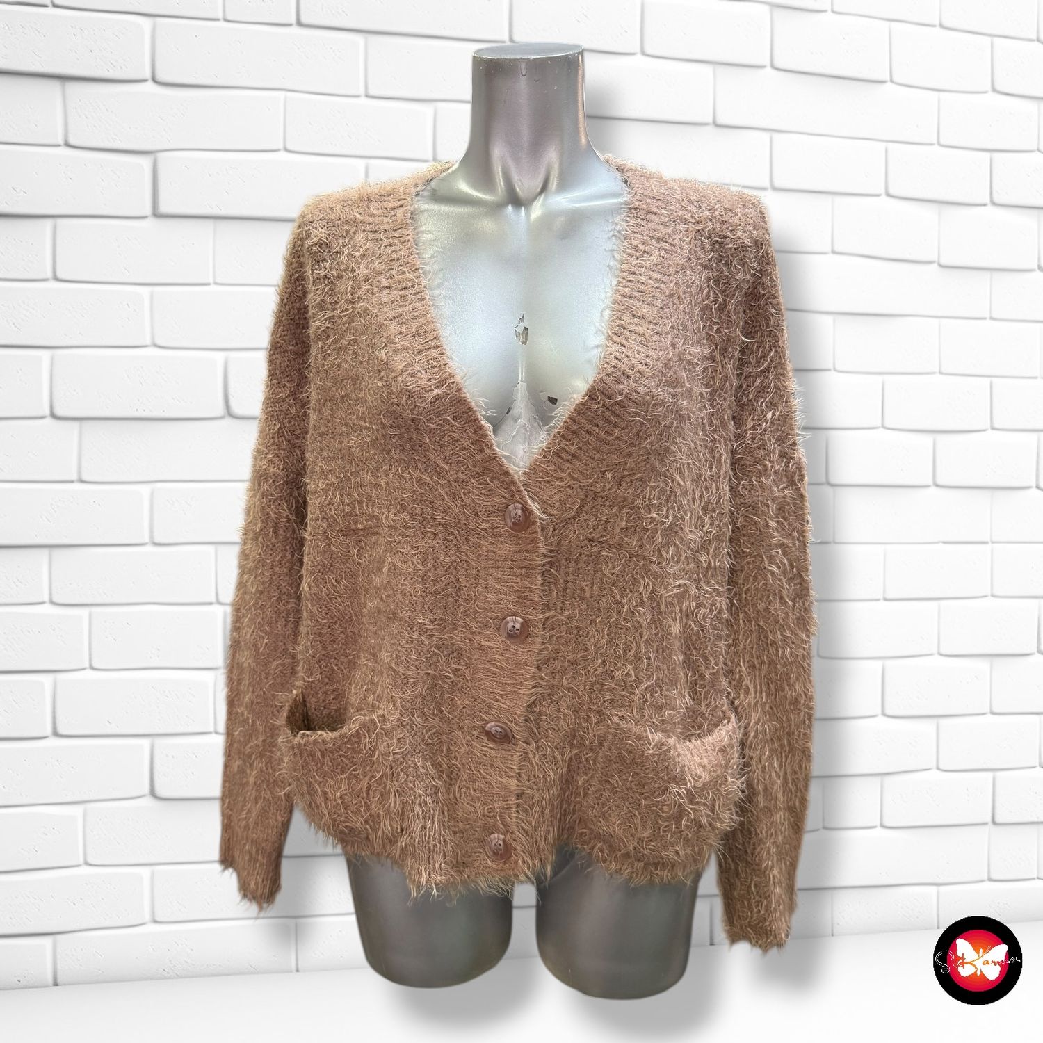 **HOY** Chaqueta de punto peludita UNITED COLORS OF BENETTON Talla S/M