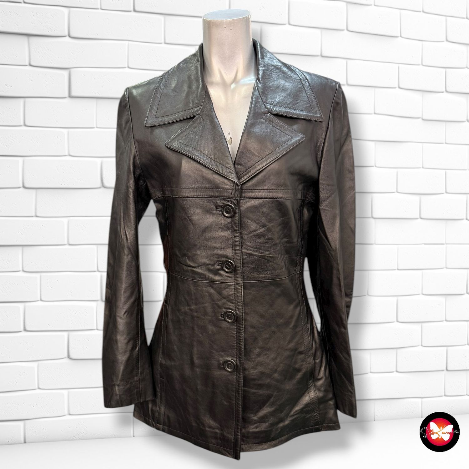 **HOY** Chaquetón de piel Talla 36