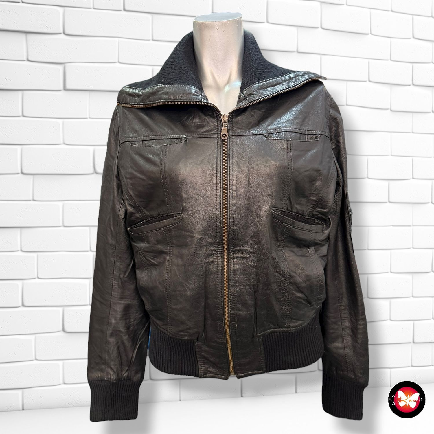 **HOY** Cazadora de piel TOC Talla L