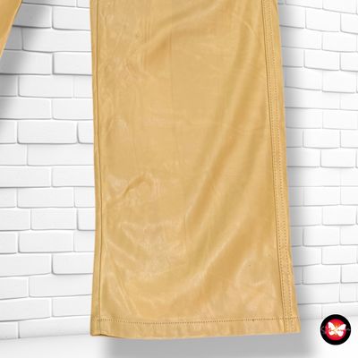 Pantalón de piel sintética BERSHKA Talla XS