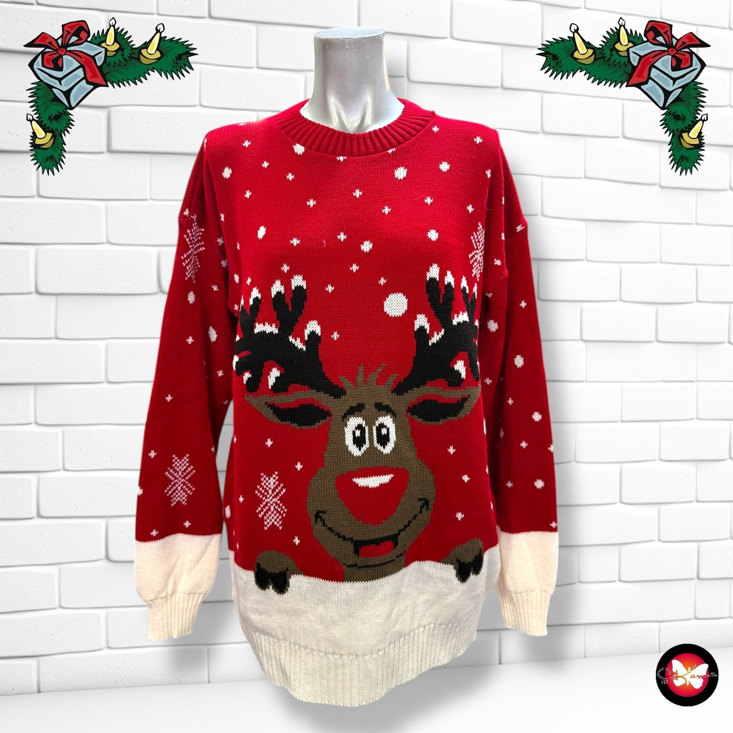 **HOY** Jersey Navideño “RUDOLPH&quot; Talla S/M