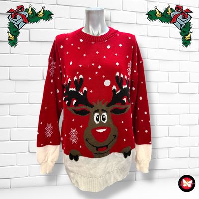 **HOY** Jersey Navideño “RUDOLPH&quot; Talla S/M