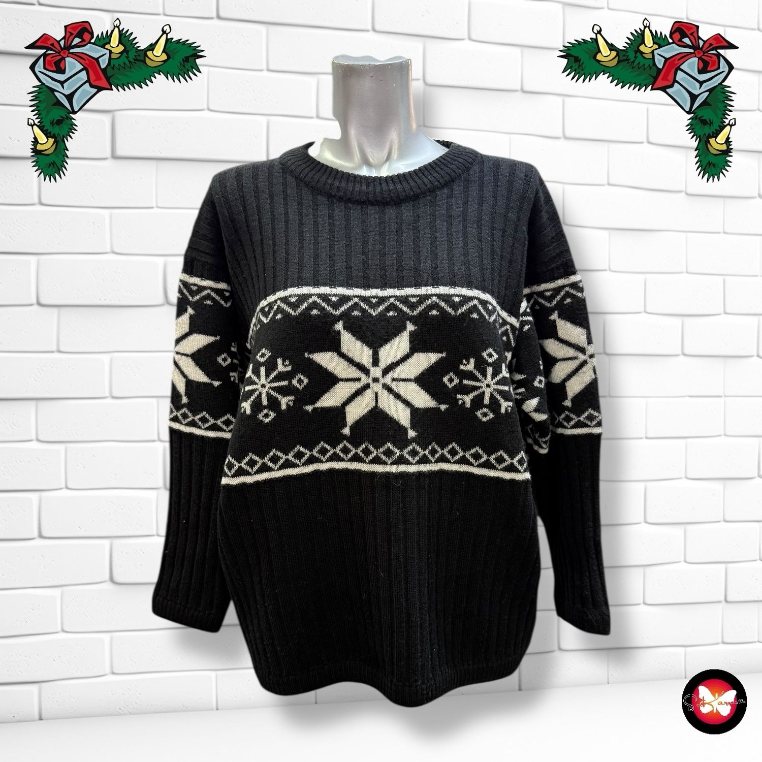 **HOY** Jersey Navideño “COPITOS DE NIEVE” Talla  M/L