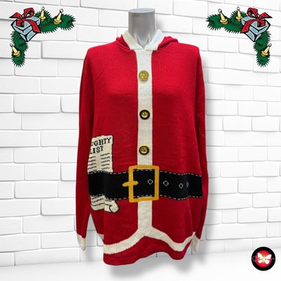 **HOY** Jersey Navideño “CUERPO DE SANTA” Con Capucha Talla L